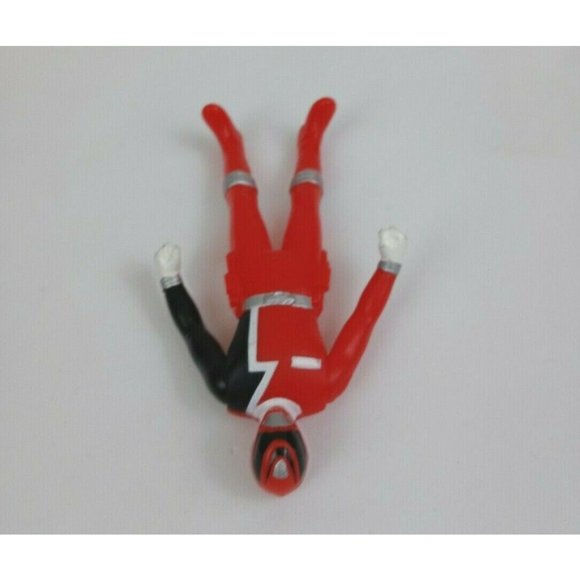 Bandai Japan Power Ranger Light Patrol SPD Red Power Ranger 3.5" Vinyl Figure - Picture 5 of 6